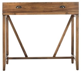 Elgin Writing Desk Oak One Kings Lane