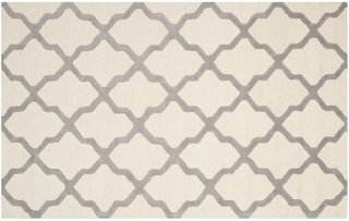 Mulberry Rug - Ivory/Silver