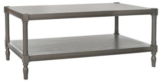 Bennett 2-Shelf Coffee Table - Gray