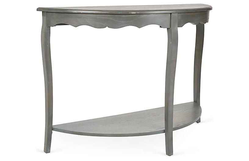 Elling 2-Shelf Console - Gray