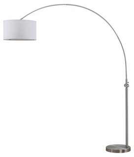Amari Arc Floor Lamp, Nickel - Floor Lamps - Indoor and Outdoor ...