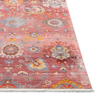 Vinovia Rug, Pale Pink/Multi | One Kings Lane