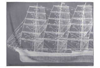 Maritime Throw, Charcoal