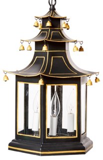 Pagoda Lantern, Black