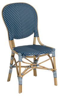 Isabell Bistro Side Chair, Navy