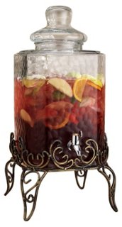 Vintage Hammered Drink Dispenser