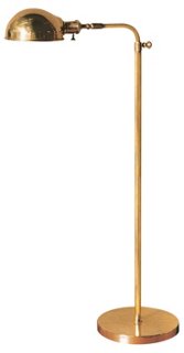 antique brass floor lamp