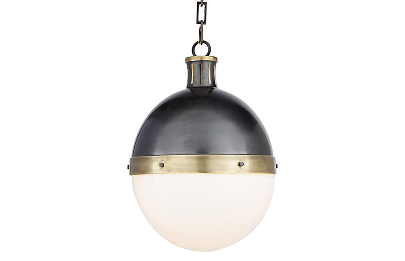 Hicks Pendant - Bronze & Brass - Visual Comfort & Co.