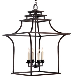 Brighton Pagoda Lantern, Aged Iron