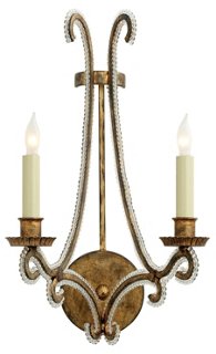 Oslo Sconce, Gilded Iron