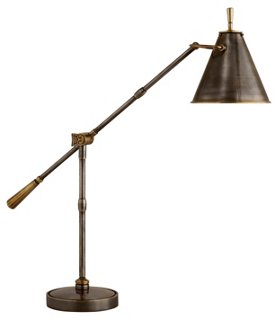 Goodman Table Lamp - Bronze/Brass - Visual Comfort & Co.