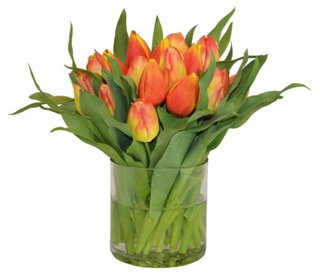 silk tulips