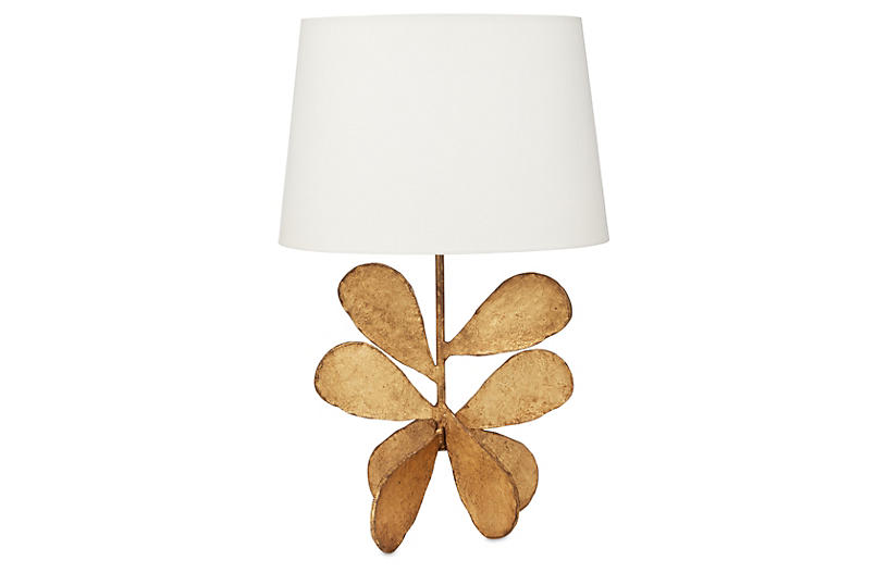 Jane Petal Table Lamp - Gold