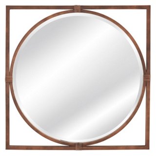 Sadie 36" Wall Mirror, Bronze