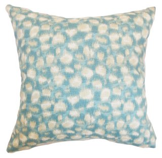 Imperatriz 18x18 Pillow - Aqua