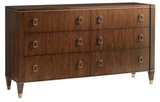 Evanston 69 Double Dresser Walnut One Kings Lane