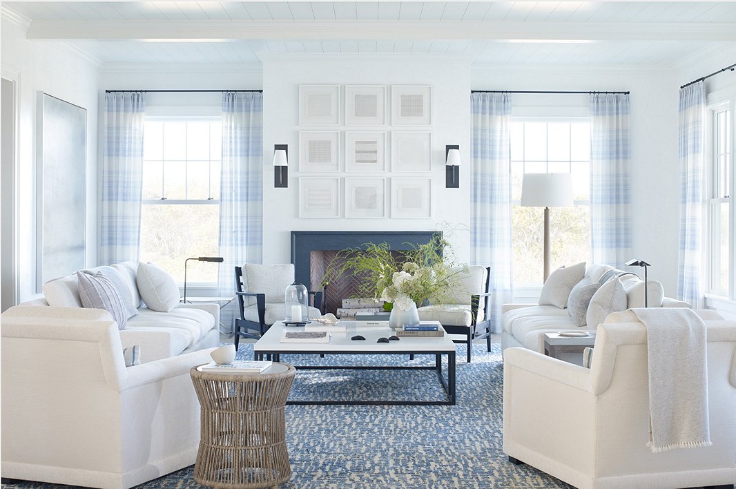 “Ultimately I wanted to create a home with a new, fresh feeling but an old soul,” Victoria says of this Nantucket home. Photo by William Waldron.
