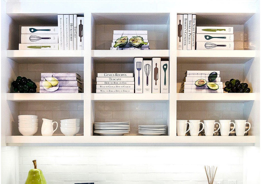 Juniper Books’ food-themed sets—like those with the cheeky utensil-accented jackets above—feel right at home in the kitchen.
