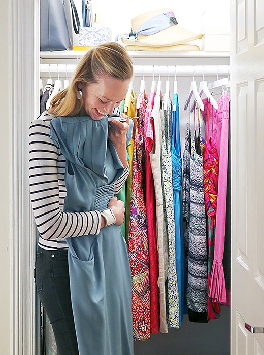 Three dresses that bring lots of joy—a vintage Mexican dress, an architectural silk number, and a swirling polka-dot piece from a nutty great-aunt.
