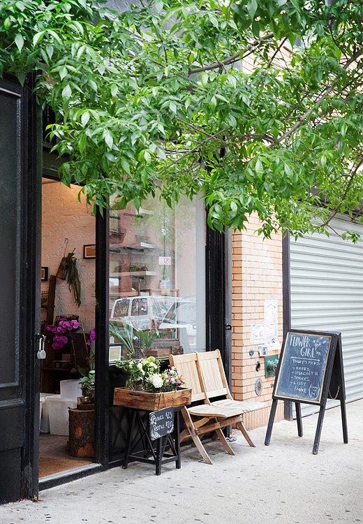 The inviting and inspiring exterior of Porcaro’s dreamy Lower East Side shop. 