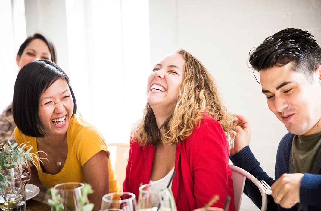 Once the dinner gets under way, you aren’t listening to music—but Alison loves to have a Pandora station (Billie Holiday or Amy Winehouse are her dinner go-tos) playing in the background.
