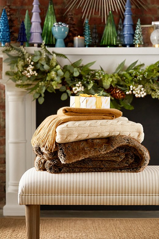 Sumptuous throws are one of our go-to gifts this season.
