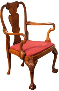 Georgian Queen Anne Chair Characteristics