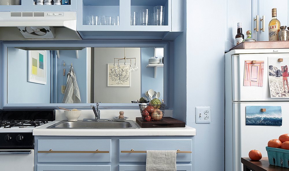 Wow: This Zero-Reno Kitchen Makeover Is Amazing