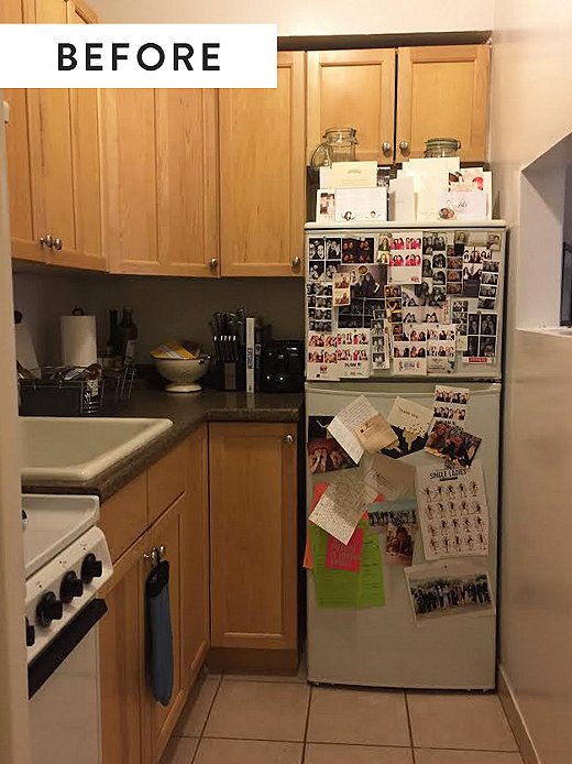 A Charming And Reno Free Small Kitchen Makeover