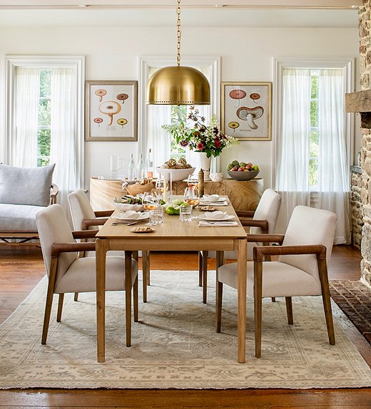 Our exclusive Dome Pendant Light is a collaboration with Visual Comfort. Photo by Helen Norman.
