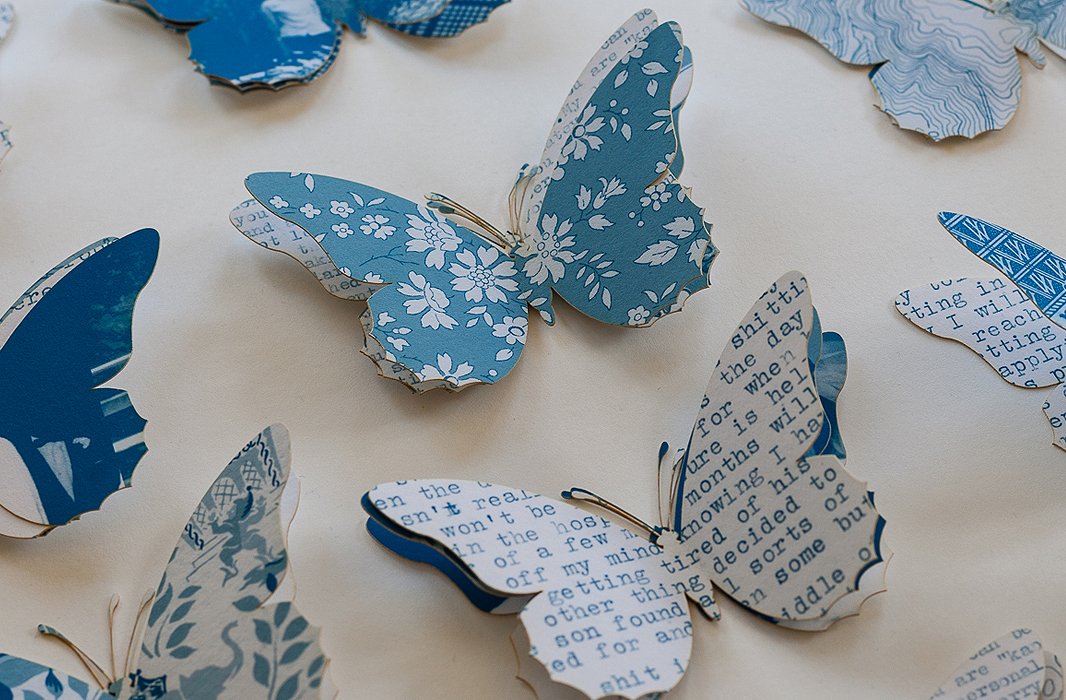 Dawn’s butterflies are intricately detailed, featuring subtle differences in pattern and color.
