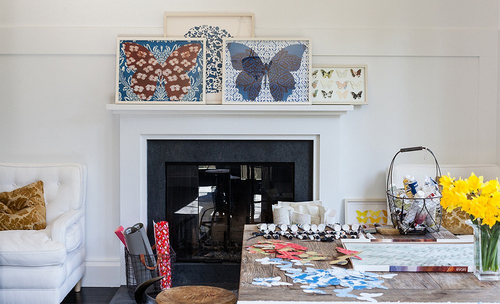 Inside Artist Dawn Wolfe’s Airy Home Studio