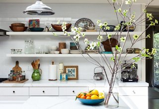 Bright white countertops are timeless, but there are some things you need to consider before you install. Photo by Nicole LaMotte.
