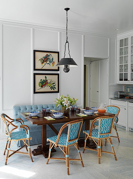 Trend Spotted: French Bistro Chairs - Photo by Thomas Loof/Trunk Archive; interior design by Markham Roberts