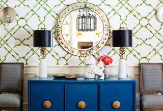lamps on dresser