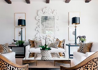 printed living room chairs