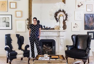house on the hill ハウスオンザヒル　ロンパース　レギンス　馬 Tour Sara Ruffin Costello's Striking and Stylish Home – One Kings