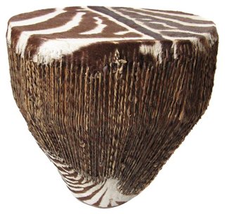 Zebra Hide Drum