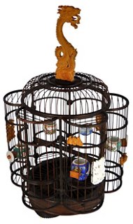 Acquisitions Gallerie Chinese Dragon Handle Birdcage One Kings