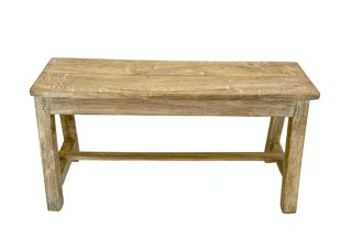 Ballyhoo Rustic Salvaged Wood Farmhouse Bench One Kings Lane