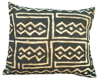 Beth Ayer Design Black Cream Mud Cloth Pillow One Kings Lane