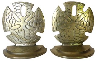 Nautical Sand Dollar Bookends