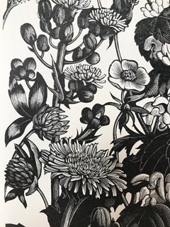 Antiquarian Art Company - Floral Woodblock by Clare Leighton | One ...