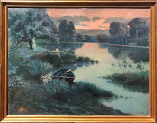 Antiquarian Art Company Sunset Landscape One Kings Lane
