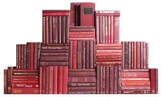 burgundy book bag