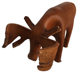 leather animal figures