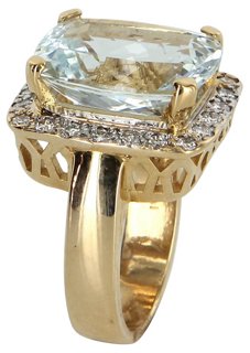Sophie Jane Jewels - Aquamarine Diamond Cocktail Ring | One Kings Lane
