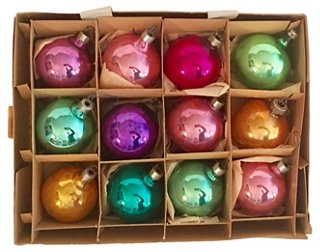 Bob Richter Richter Design C 1940 Jewel Tone Ornaments S 12