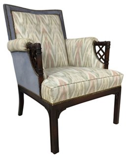 Von Meyer Ltd Chinese Chippendale Faux Bamboo Chair One Kings Lane