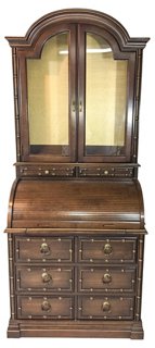 Von Meyer Ltd 1970s Jasper Faux Bamboo Secretary One Kings Lane